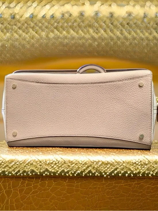 Kate Spade Warm Beige Multi Colorblock Leila Satchel - Picture 4 of 10